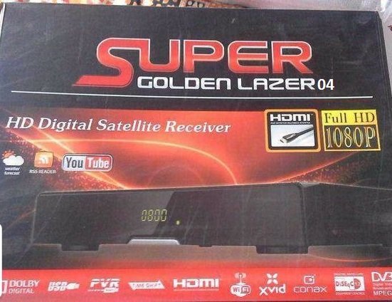Super Golden Lazer 04 hd receiver poewrvu key new software